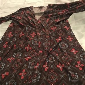 Lularoe Aztec Sarah duster cardigan XL